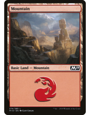 Magic: The Gathering Mountain (274) (274) Lightly Played