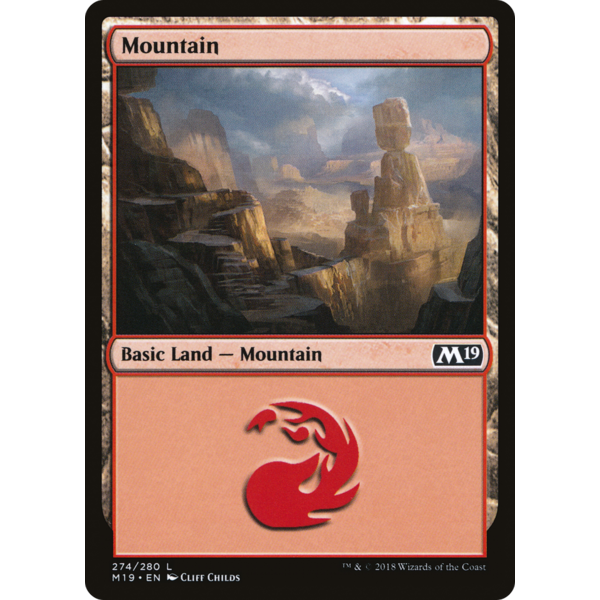 Magic: The Gathering Mountain (274) (274) Lightly Played