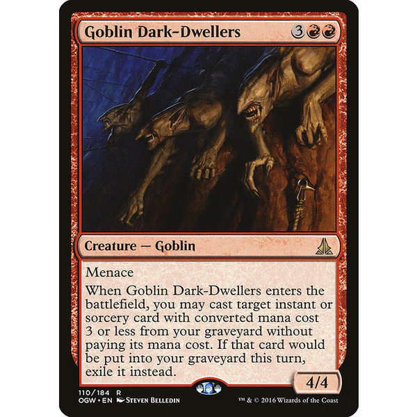 Magic: The Gathering Goblin Dark-Dwellers (110) Lightly Played