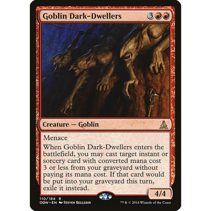 Magic: The Gathering Goblin Dark-Dwellers (110) Lightly Played