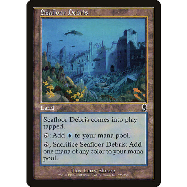 Magic: The Gathering Seafloor Debris (325) Heavily Played Foil