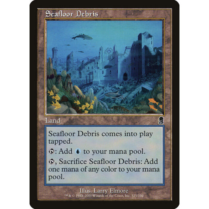Magic: The Gathering Seafloor Debris (325) Moderately Played