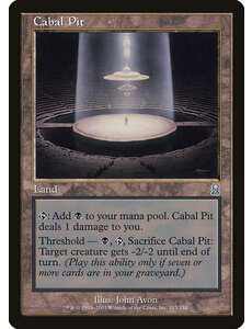 Magic: The Gathering Cabal Pit (315) Heavily Played