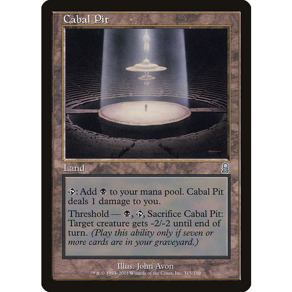 Magic: The Gathering Cabal Pit (315) Heavily Played