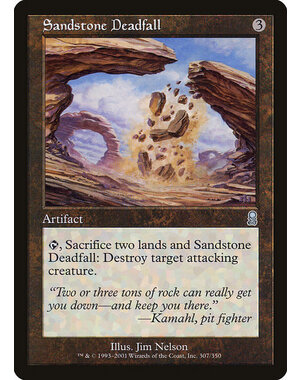 Magic: The Gathering Sandstone Deadfall (307) Lightly Played