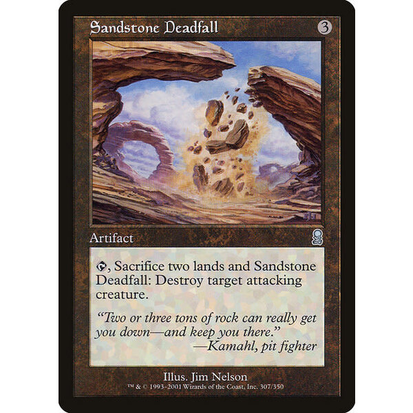 Magic: The Gathering Sandstone Deadfall (307) Lightly Played