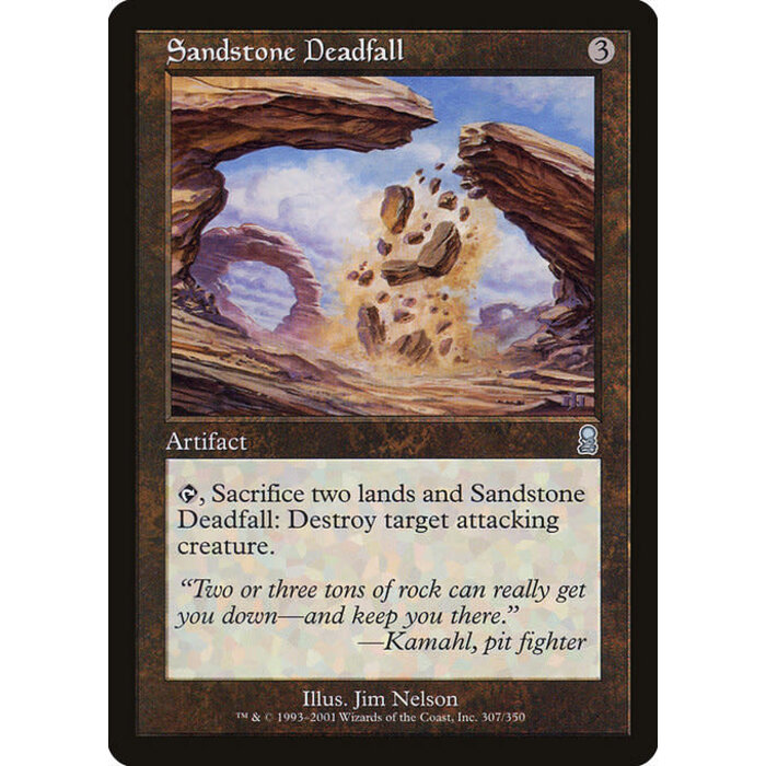 Magic: The Gathering Sandstone Deadfall (307) Lightly Played