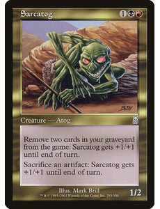 Magic: The Gathering Sarcatog (293) Lightly Played