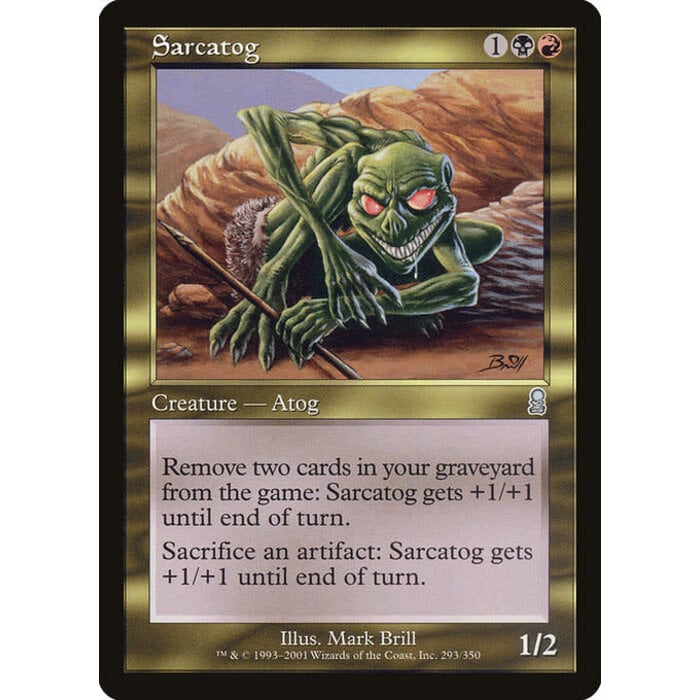 Magic: The Gathering Sarcatog (293) Lightly Played