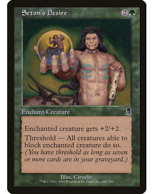 Magic: The Gathering Seton's Desire (268) Lightly Played