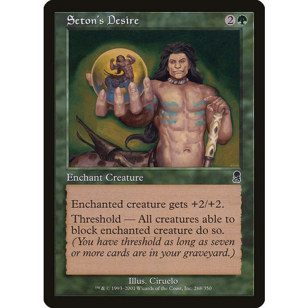 Magic: The Gathering Seton's Desire (268) Lightly Played