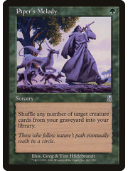 Magic: The Gathering Piper's Melody (261) Lightly Played
