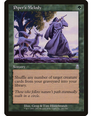 Magic: The Gathering Piper's Melody (261) Lightly Played