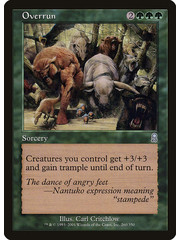 Magic: The Gathering Overrun (260) Lightly Played