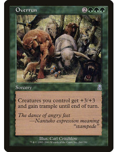 Magic: The Gathering Overrun (260) Lightly Played