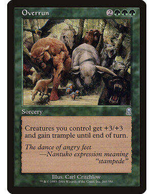Magic: The Gathering Overrun (260) Lightly Played