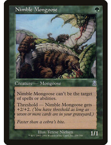 Magic: The Gathering Nimble Mongoose (258) Lightly Played