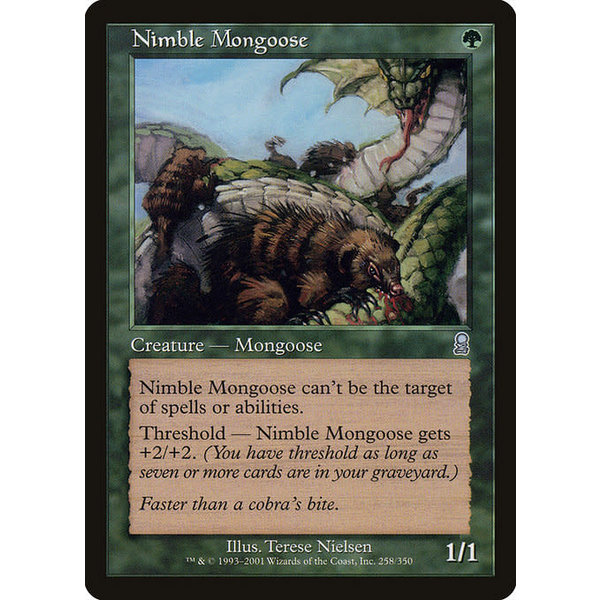 Magic: The Gathering Nimble Mongoose (258) Lightly Played