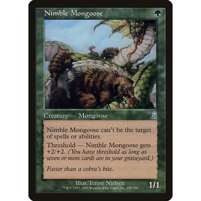 Magic: The Gathering Nimble Mongoose (258) Lightly Played