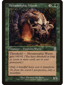 Magic: The Gathering Metamorphic Wurm (250) Lightly Played
