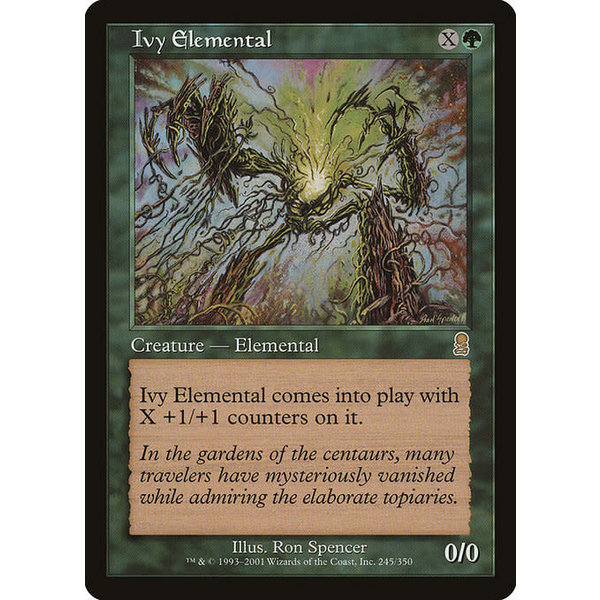 Magic: The Gathering Ivy Elemental (245) Lightly Played