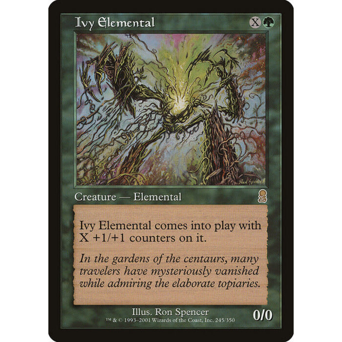Magic: The Gathering Ivy Elemental (245) Lightly Played