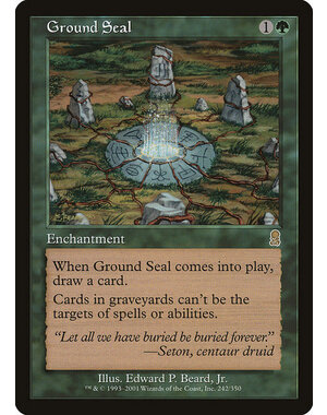 Magic: The Gathering Ground Seal (242) Lightly Played