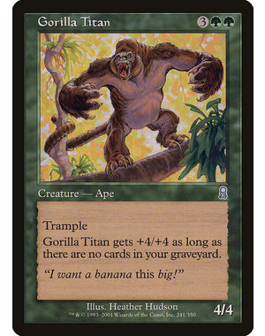 Magic: The Gathering Gorilla Titan (241) Lightly Played