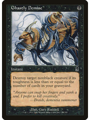 Magic: The Gathering Ghastly Demise (139) Moderately Played