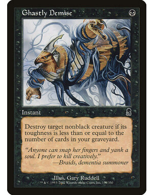 Magic: The Gathering Ghastly Demise (139) Moderately Played