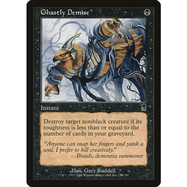 Magic: The Gathering Ghastly Demise (139) Moderately Played