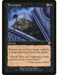 Magic: The Gathering Decompose (128) Lightly Played