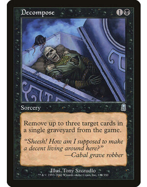 Magic: The Gathering Decompose (128) Lightly Played