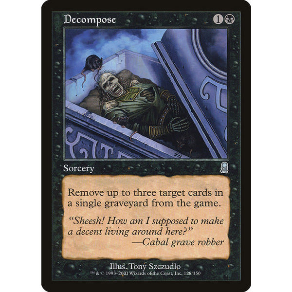 Magic: The Gathering Decompose (128) Lightly Played