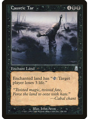Magic: The Gathering Caustic Tar (122) Lightly Played