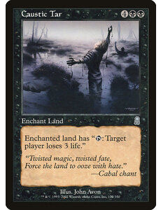 Magic: The Gathering Caustic Tar (122) Lightly Played