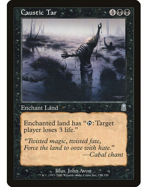 Magic: The Gathering Caustic Tar (122) Lightly Played