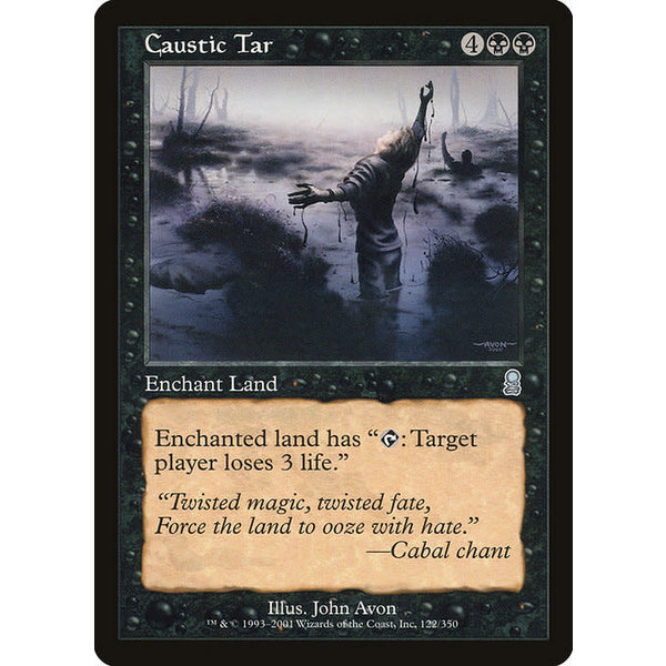 Magic: The Gathering Caustic Tar (122) Lightly Played