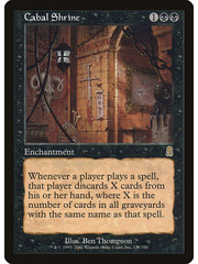 Magic: The Gathering Cabal Shrine (121) Lightly Played