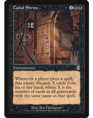 Magic: The Gathering Cabal Shrine (121) Lightly Played