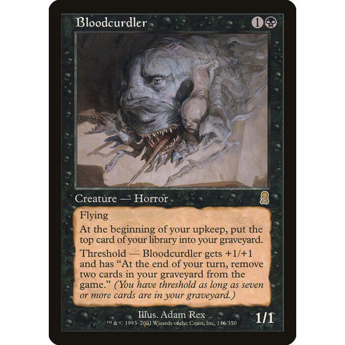 Magic: The Gathering Bloodcurdler (116) Lightly Played