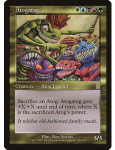 Magic: The Gathering Atogatog (286) Lightly Played