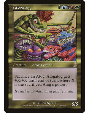 Magic: The Gathering Atogatog (286) Lightly Played