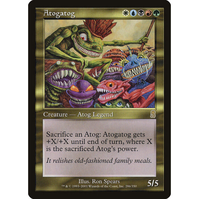 Magic: The Gathering Atogatog (286) Lightly Played