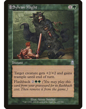 Magic: The Gathering Sylvan Might (277) Lightly Played