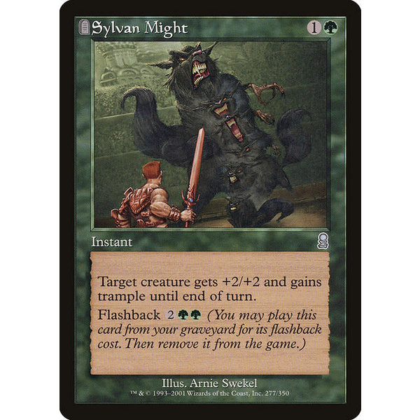 Magic: The Gathering Sylvan Might (277) Lightly Played