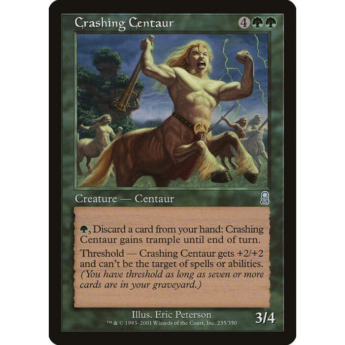 Magic: The Gathering Crashing Centaur (235) Lightly Played
