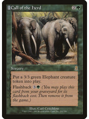 Magic: The Gathering Call of the Herd (231) Lightly Played