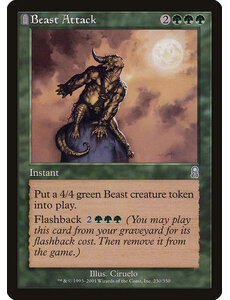 Magic: The Gathering Beast Attack (230) Lightly Played