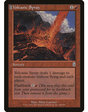 Magic: The Gathering Volcanic Spray (226) Lightly Played